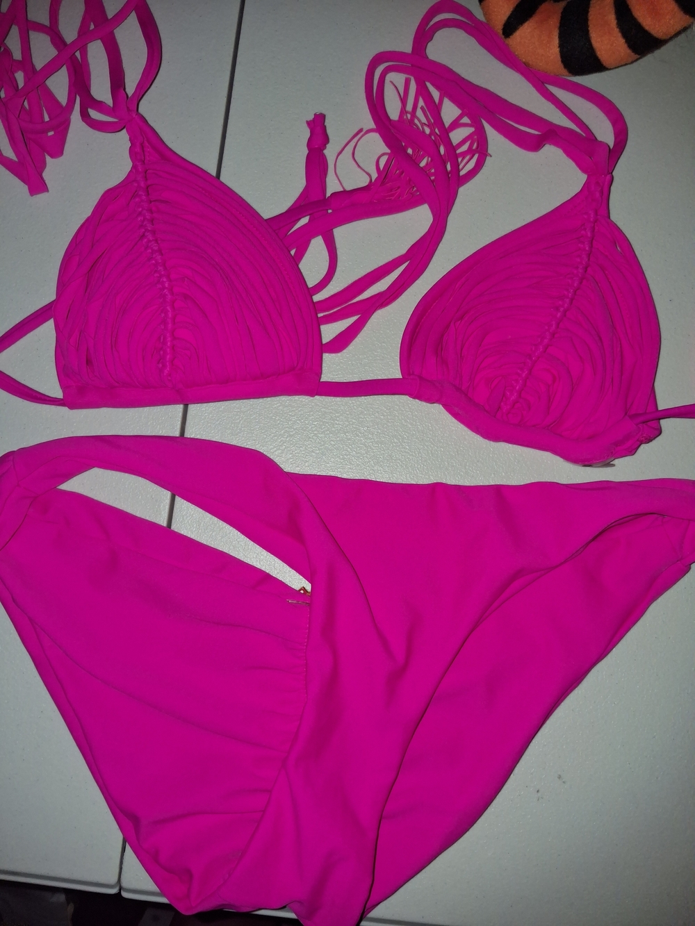 PQ Swim Hot Pink Bikini Set